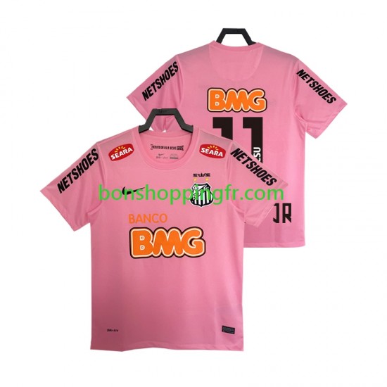 Maillot Rétro 4ème Santos FC Neymar JR 11 2012 2013 Manches Courtes Homme