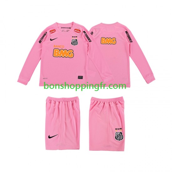Maillot Rétro 4ème Santos FC 2012 2013 Manches Longues Jeune Enfant(+shorts)