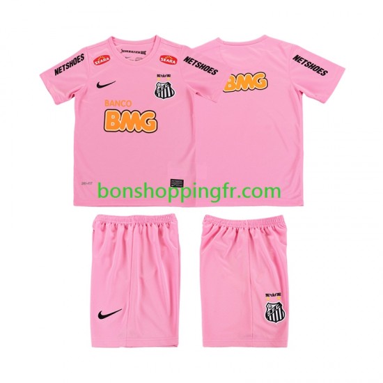 Maillot Rétro 4ème Santos FC 2012 2013 Manches Courtes Jeune Enfant(+shorts)
