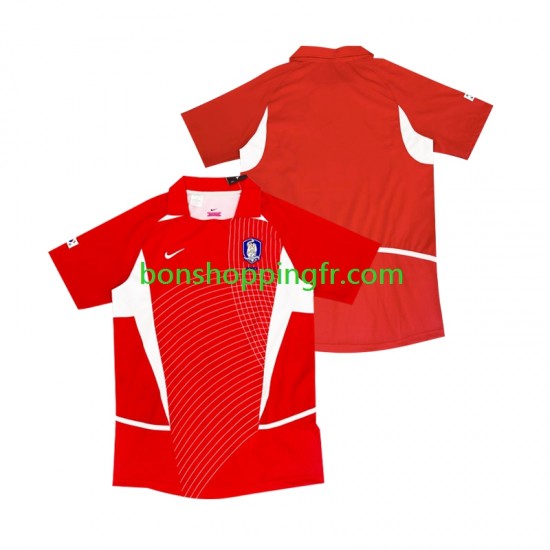 Maillot Rétro Domicile Corée du Sud 2002 Manches Courtes Homme
