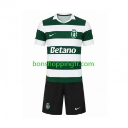 Maillot Domicile Sporting CP 2026-2027 Manches Courtes Jeune Enfant(+shorts)