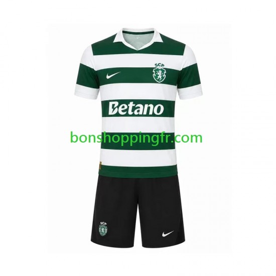 Maillot Domicile Sporting CP 2026-2027 Manches Courtes Jeune Enfant(+shorts)