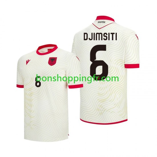Maillot Extérieur Albanie Berat Djimsiti 6 World Cup 2026 Manches Courtes Homme