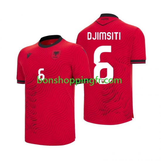 Maillot Domicile Albanie Berat Djimsiti 6 World Cup 2026 Manches Courtes Homme