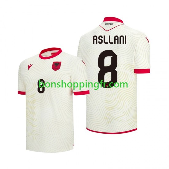 Maillot Extérieur Albanie Kristjan Asllani 8 World Cup 2026 Manches Courtes Homme