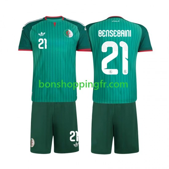 Maillot Extérieur Algérie Ramy Bensebaini 21 2026 Manches Courtes Jeune Enfant(+shorts)