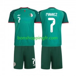Maillot Extérieur Algérie Riyad Mahrez 7 2026 Manches Courtes Jeune Enfant(+shorts)