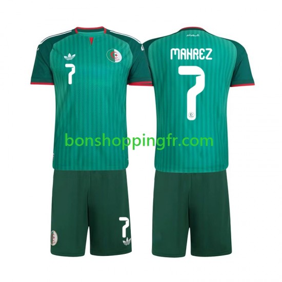 Maillot Extérieur Algérie Riyad Mahrez 7 2026 Manches Courtes Jeune Enfant(+shorts)
