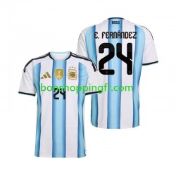 Maillot Domicile Argentine Enzo Fernandez 24 World Cup 2026 Manches Courtes Homme