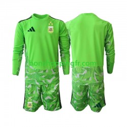 Maillot 3ème Argentine Gardien World Cup 2026 Manches Longues Jeune Enfant(+shorts)