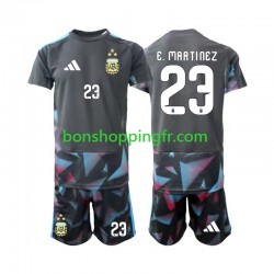 Maillot Domicile Argentine Gardien Emiliano Martinez 23 World Cup 2026 Manches Courtes Jeune Enfant(+shorts)