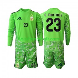 Maillot 3ème Argentine Gardien Emiliano Martinez 23 World Cup 2026 Manches Longues Jeune Enfant(+shorts)