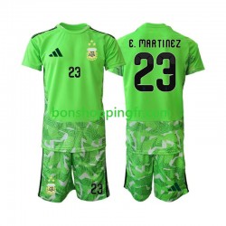 Maillot 3ème Argentine Gardien Emiliano Martinez 23 World Cup 2026 Manches Courtes Jeune Enfant(+shorts)