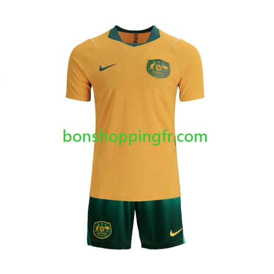Maillot Domicile Australie World Cup 2026 Manches Courtes Jeune Enfant(+shorts)