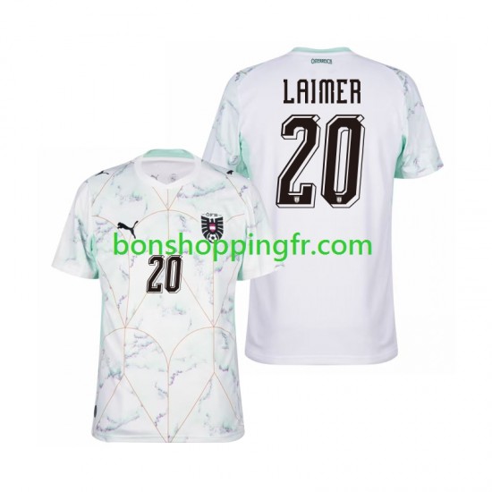 Maillot Extérieur Autriche Konrad Laimer 20 World Cup 2026 Manches Courtes Homme