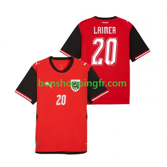 Maillot Domicile Autriche Konrad Laimer 20 World Cup 2026 Manches Courtes Homme