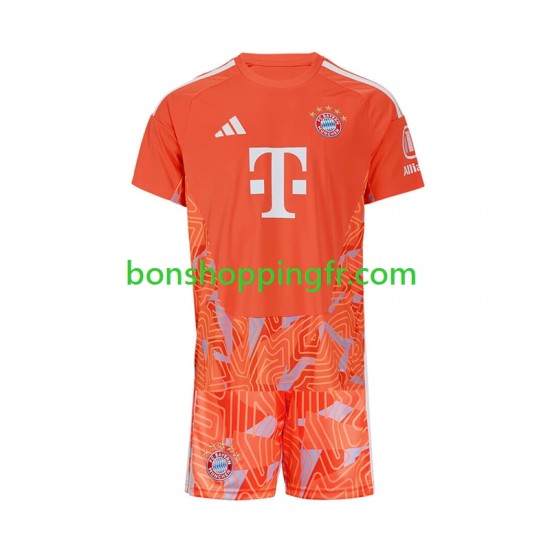 Maillot Extérieur Bayern Munich Gardien 2026-2027 Manches Courtes Jeune Enfant(+shorts)
