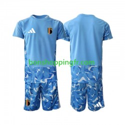 Maillot Domicile Belgique Gardien World Cup 2026 Manches Courtes Jeune Enfant(+shorts)
