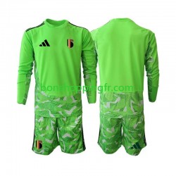 Maillot 3ème Belgique Gardien World Cup 2026 Manches Longues Jeune Enfant(+shorts)