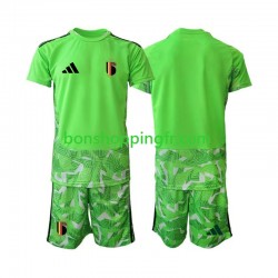 Maillot 3ème Belgique Gardien World Cup 2026 Manches Courtes Jeune Enfant(+shorts)