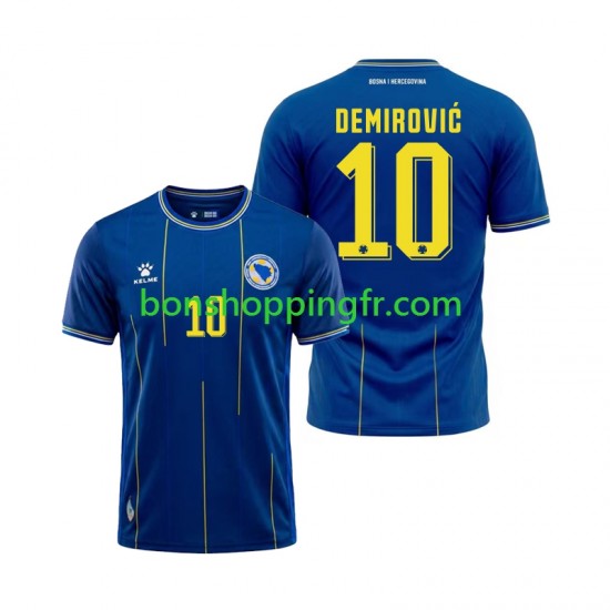 Maillot Domicile Bosnie-Herzégovine Ermedin Demirovic 10 World Cup 2026 Manches Courtes Homme