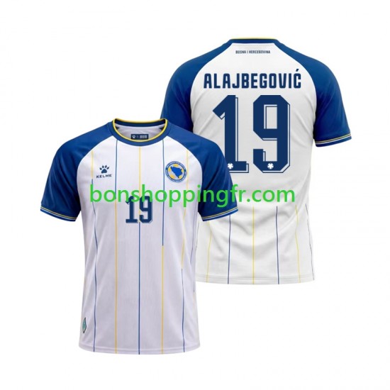 Maillot Extérieur Bosnie-Herzégovine Kerim Alajbegovic 19 World Cup 2026 Manches Courtes Homme