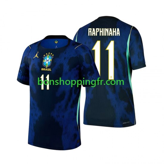 Maillot Extérieur Brésil Raphinha 11 World Cup 2026 Manches Courtes Homme