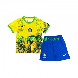 Maillot Domicile Brésil Special 2026 Manches Courtes Jeune Enfant(+shorts)