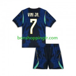 Maillot Extérieur Brésil Vinicius Junior 7 World Cup 2026 Manches Courtes Jeune Enfant(+shorts)