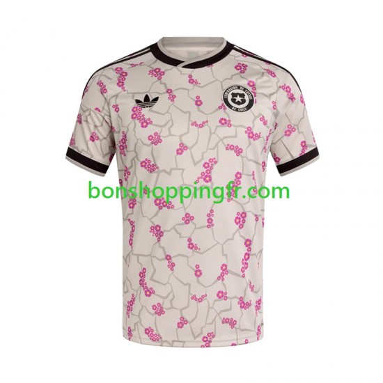 Maillot Extérieur Chili 2026 Manches Courtes Homme