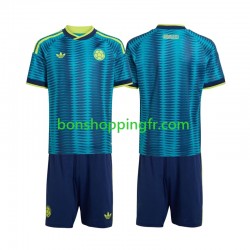 Maillot Extérieur Colombie World Cup 2026 Manches Courtes Jeune Enfant(+shorts)