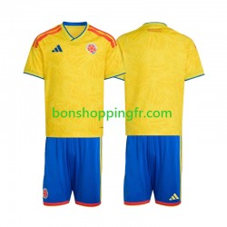 Maillot Domicile Colombie World Cup 2026 Manches Courtes Jeune Enfant(+shorts)