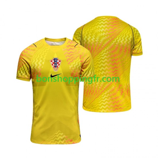 Maillot Domicile Croatie Gardien World Cup 2026 Manches Courtes Homme