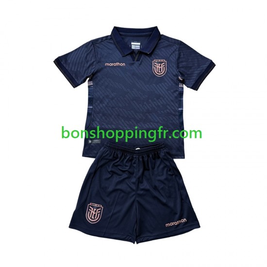 Maillot Extérieur Ecuador World Cup 2026 Manches Courtes Jeune Enfant(+shorts)