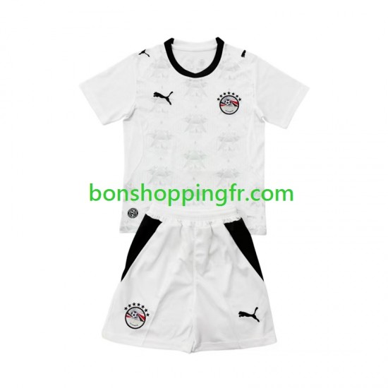 Maillot Extérieur Égypte World Cup 2026 Manches Courtes Jeune Enfant(+shorts)