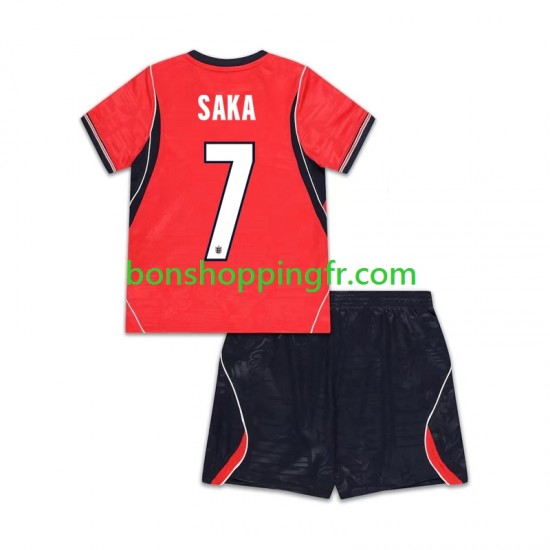 Maillot Extérieur Angleterre Bukayo Saka 7 World Cup 2026 Manches Courtes Jeune Enfant(+shorts)