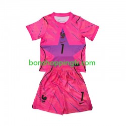 Maillot Extérieur France Gardien Brice Samba 1 World Cup 2026 Manches Courtes Jeune Enfant(+shorts)