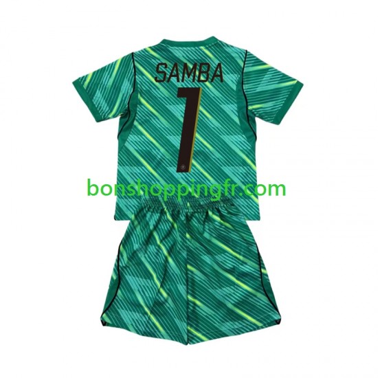 Maillot 3ème France Gardien Brice Samba 1 World Cup 2026 Manches Courtes Jeune Enfant(+shorts)