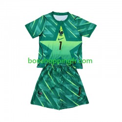 Maillot 3ème France Gardien Brice Samba 1 World Cup 2026 Manches Courtes Jeune Enfant(+shorts)