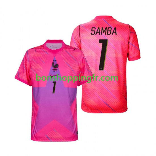 Maillot Extérieur France Gardien Brice Samba 1 World Cup 2026 Manches Courtes Homme