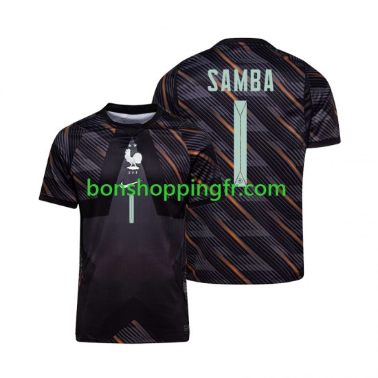 Maillot Domicile France Gardien Brice Samba 1 World Cup 2026 Manches Courtes Homme
