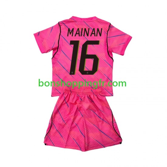Maillot Extérieur France Gardien Mike Maignan 16 World Cup 2026 Manches Courtes Jeune Enfant(+shorts)
