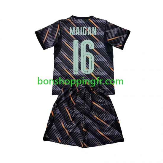 Maillot Domicile France Gardien Mike Maignan 16 World Cup 2026 Manches Courtes Jeune Enfant(+shorts)