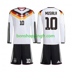 Maillot Domicile Allemagne Jamal Musiala 10 World Cup 2026 Manches Longues Jeune Enfant(+shorts)