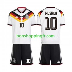 Maillot Domicile Allemagne Jamal Musiala 10 World Cup 2026 Manches Courtes Jeune Enfant(+shorts)