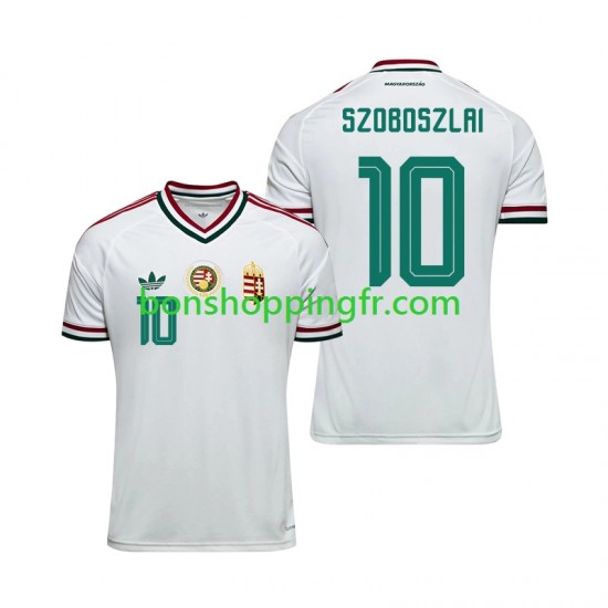 Maillot Extérieur Hongrie Dominik Szoboszlai 10 World Cup 2026 Manches Courtes Homme
