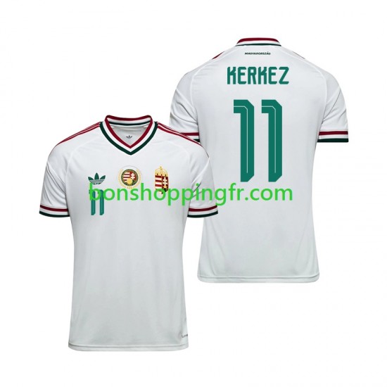 Maillot Extérieur Hongrie Milos Kerkez 11 World Cup 2026 Manches Courtes Homme
