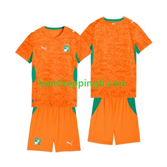 Maillot Domicile Côte d'Ivoire World Cup 2026 Mens Manches Courtes Jeune Enfant(+shorts)