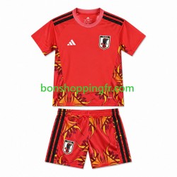 Maillot Domicile Japon Gardien World Cup 2026 Manches Courtes Jeune Enfant(+shorts)