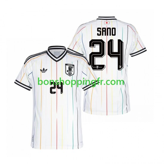 Maillot Extérieur Japon Kaishu Sano 24 World Cup 2026 Manches Courtes Homme